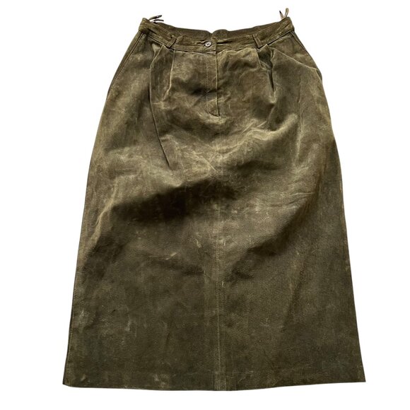 Vintage pig suede skirt - Picture 1 of 7
